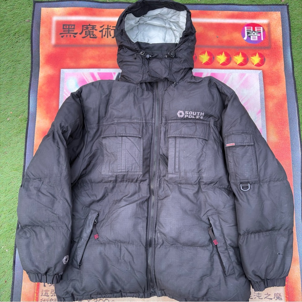 South Pole Vintage Hooded Puffer Jacket